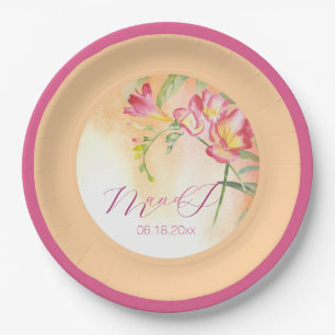 Tropical Freesia 2 Paper Plate