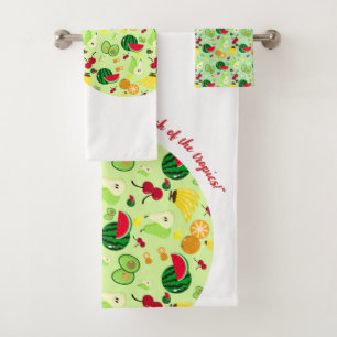 Tropical Frenzy  Bath Towel Set