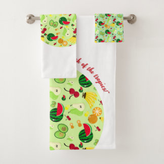 Tropical Frenzy Bath Towel Set