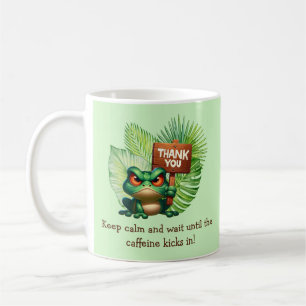 Tropical Frog Humour Coffee Mug - Customisable