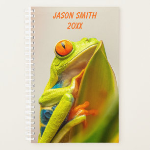 Tropical Frog Photo Personalised Planner
