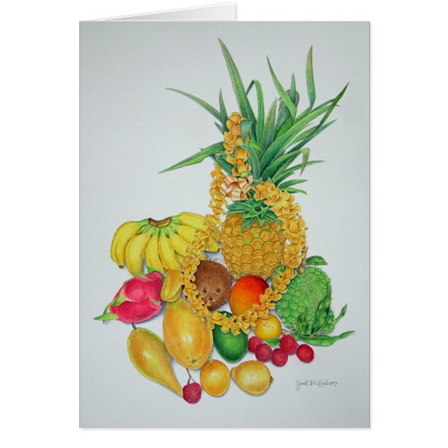 Tropical Fruit and Lei (Front)