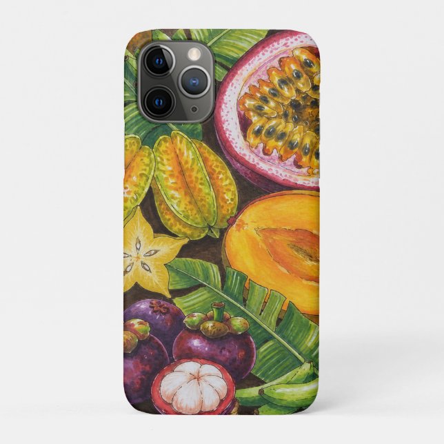 Tropical Fruit Art | Exotic Kitchen Décor Case-Mate iPhone Case (Back)