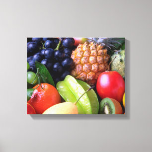 Tropical Fruit Canvas Print
