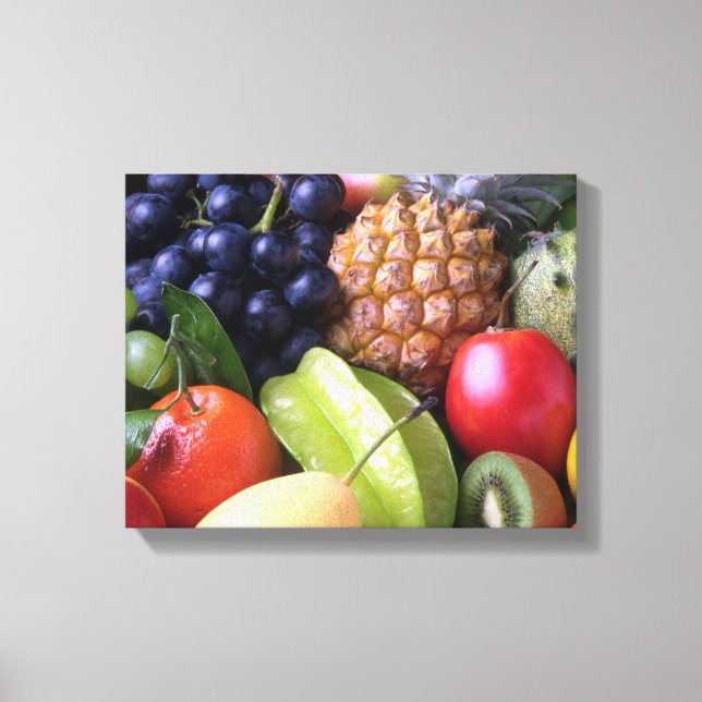 Tropical Fruit Canvas Print (Front)