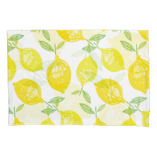 Tropical Fruit Doodle Pattern Pillowcase