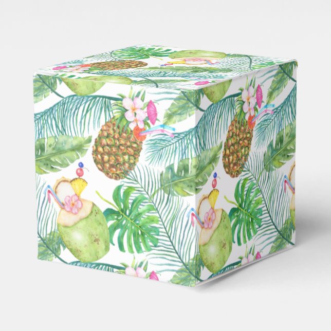 Tropical Fruit Drinks Favour Boxes (Front Side)