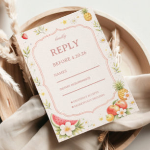 Tropical Fruit Floral Response