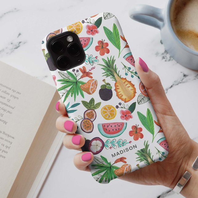 Tropical fruit girly all-over print Case-Mate iPhone case (Creator Uploaded)