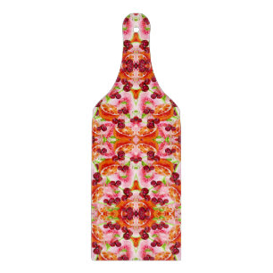 TROPICAL FRUIT GLASS CUTTING BOARD