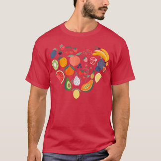 Tropical Fruit Lover Vegan Vegetarian Healthy  141 T-Shirt