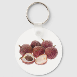 Tropical fruit - Lychees Key Ring