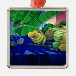 Tropical Fruit Metal Tree Decoration