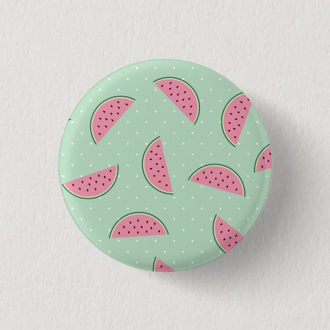 Tropical Fruit Paint Splatter Pattern 3 Cm Round Badge (Front)