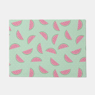 Tropical Fruit Paint Splatter Pattern Doormat