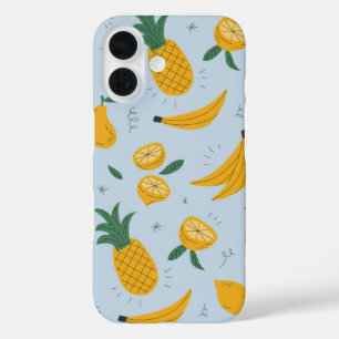 Tropical Fruit Party iPhone 16 Case