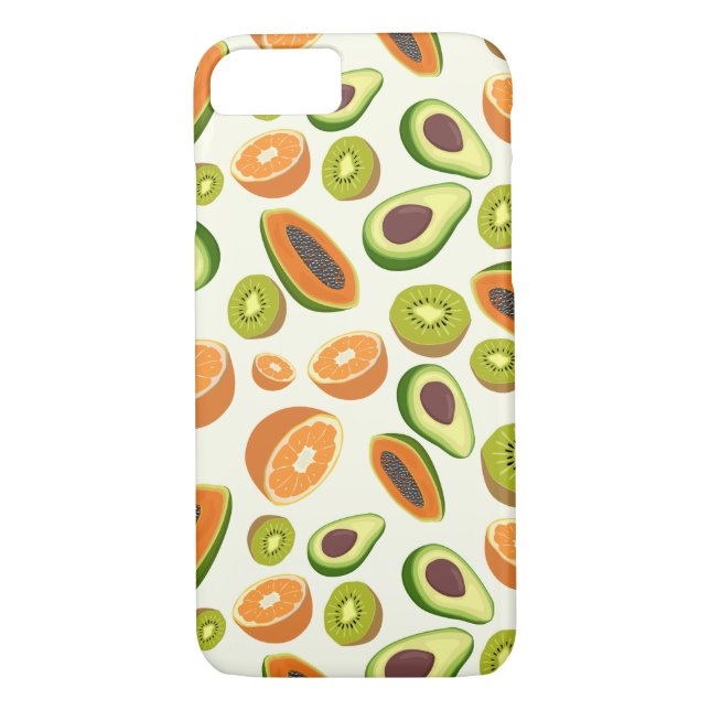 Tropical Fruit Pattern Case-Mate iPhone Case (Back)
