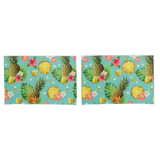 Tropical Fruit Pattern Pillowcase (Front-Set)