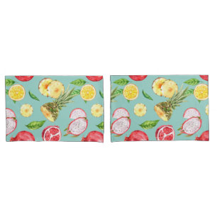 Tropical Fruit Pattern Pillowcase