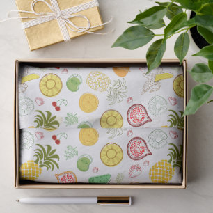 Tropical Fruit Pattern Tissue Paper