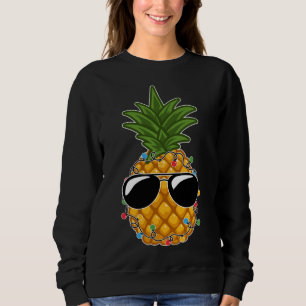 Tropical Fruit Pineapple Sunglasses Christmas In J Sweatshirt