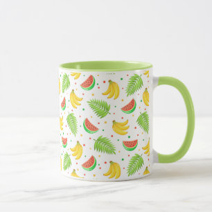 Tropical Fruit Polka Dot Pattern Mug
