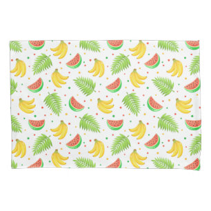 Tropical Fruit Polka Dot Pattern Pillowcase