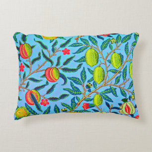 Tropical Fruit Restored Vintage William Morris Decorative Cushion