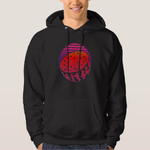 Tropical Fruit Retro 90s Vaporwave Exotic Watermel Hoodie