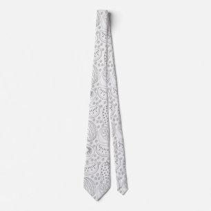 Tropical fruit seamless pattern black and white tie