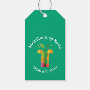 Tropical Fruit Smoothie Shop Juice Bar Gift Tags