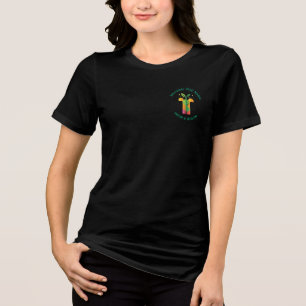 Tropical Fruit Smoothie Shop Juice Bar Tri-Blend Shirt