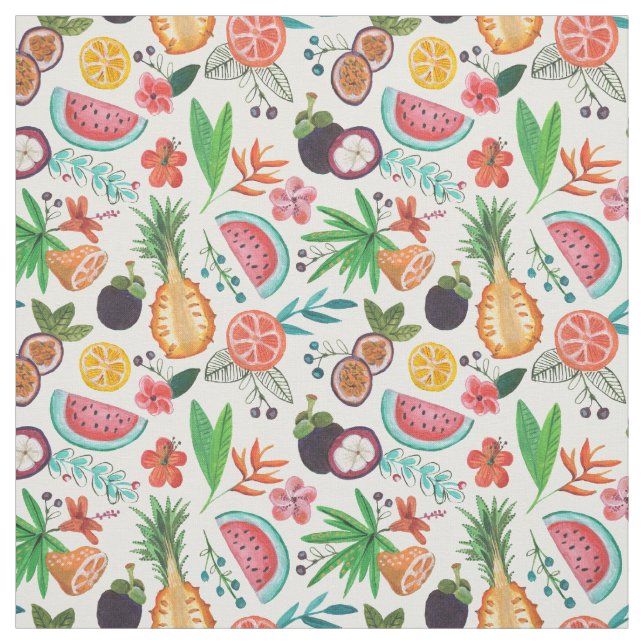 Tropical Fruit Summer | Fabric (Swatch)