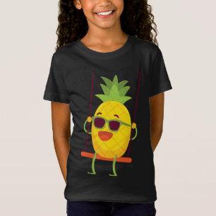 Tropical Fruit Swinger Swinging Pineapple T-Shirt