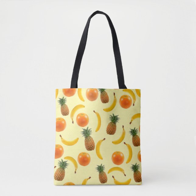 Tropical Fruit Tote Bag (Front)