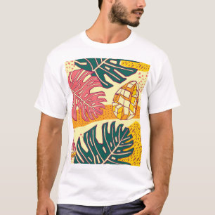 Tropical Fruit: Vibrant Pattern Design T-Shirt