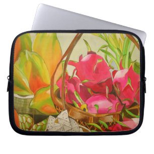 Tropical Fruit watercolor original art still life Laptop Sleeve