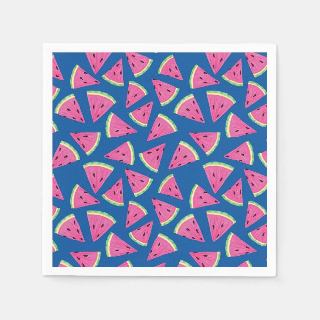 Tropical Fruit Watermelon pattern Napkin (Front)