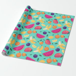 Tropical Fruit Wrapping Paper