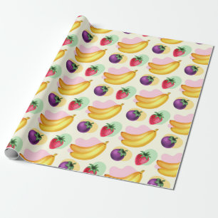 Tropical Fruit Wrapping Paper