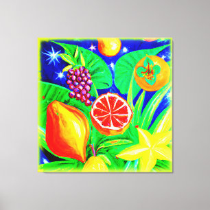Tropical Fruits in the Sky. Buy Now Canvas Print