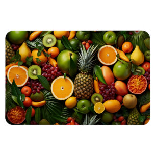 Tropical Fruits Magnet