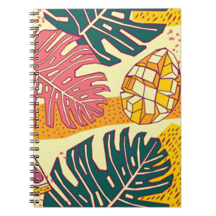 Tropical fruits,pattern design notebook