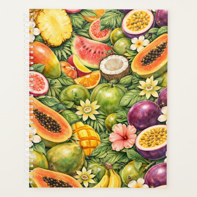 Tropical Fruits Planner (Front)