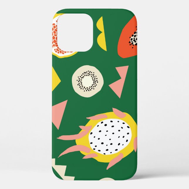 Tropical fruits: vibrant seamless pattern. Case-Mate iPhone case (Back)