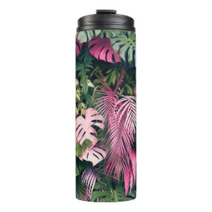 Tropical Full Background Trees Thermal Tumbler