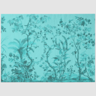 Tropical Garden and Birds Decoupage Paper