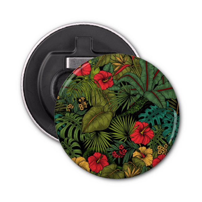 Tropical garden bottle opener (Front)