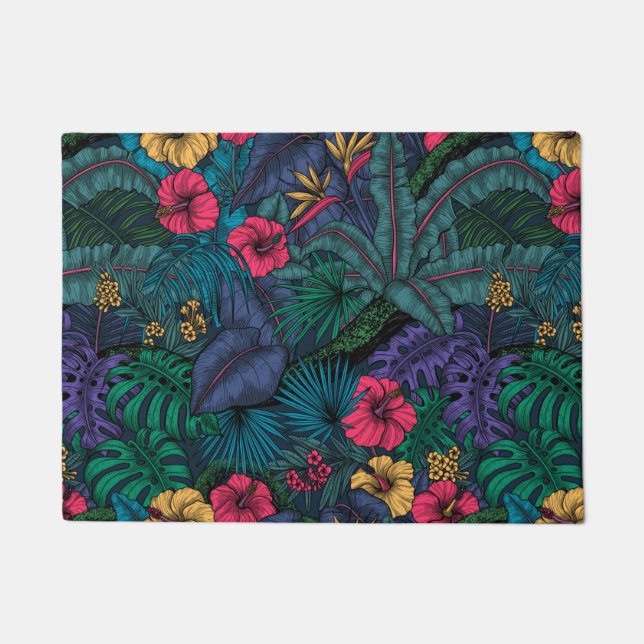 Tropical garden doormat (Front)