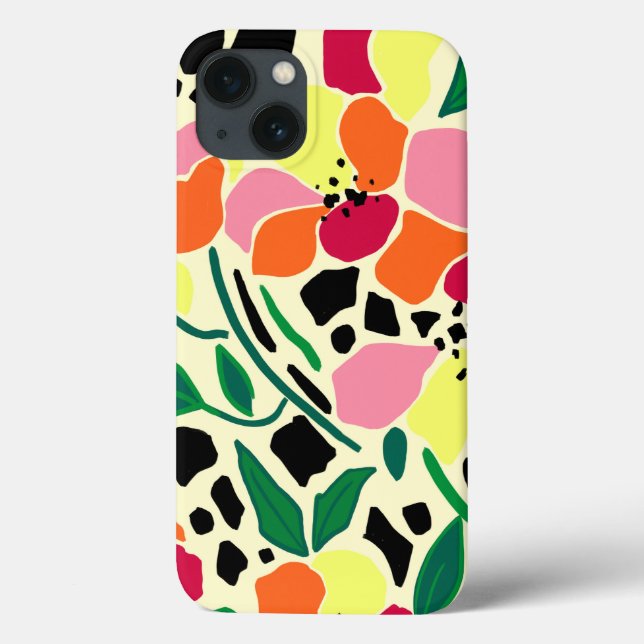 Tropical Garden Dots Case-Mate iPhone Case (Back)